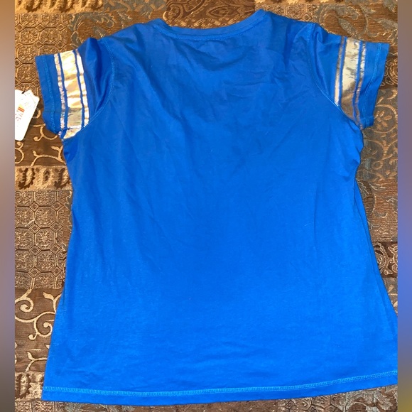 Nascar Tony Stewart #14 T- Shirt Women's Size XXL blue foil- NWT!! - Picture 2 of 3